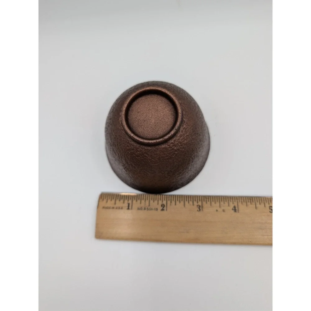Vintage Japanese Cast Iron Tea Cup